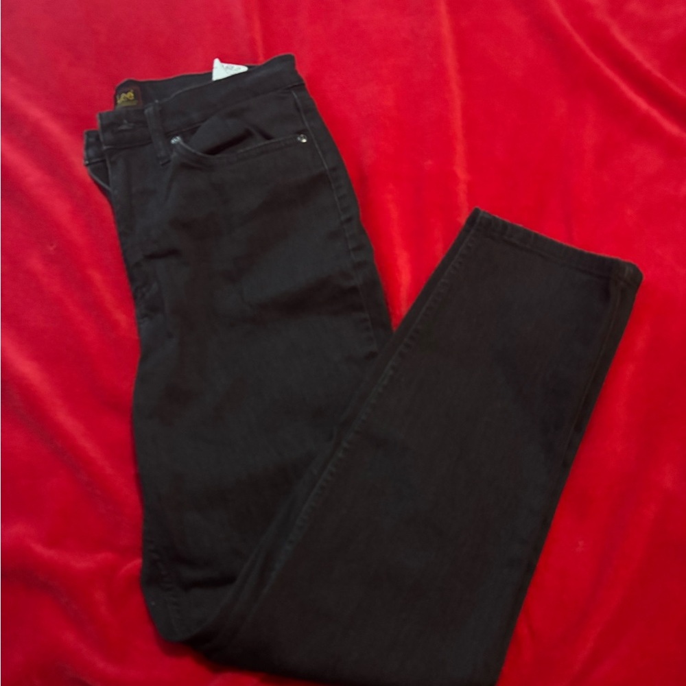 Lee | Women's Black Straight Leg Jeans